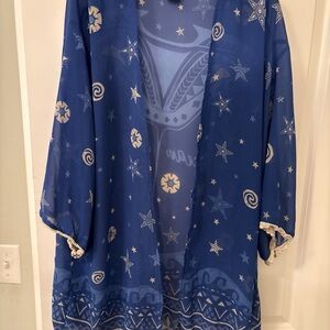 Disney Blue Starry Women's Cape